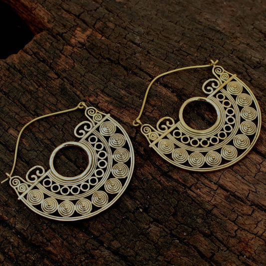 Brass Lila Earring