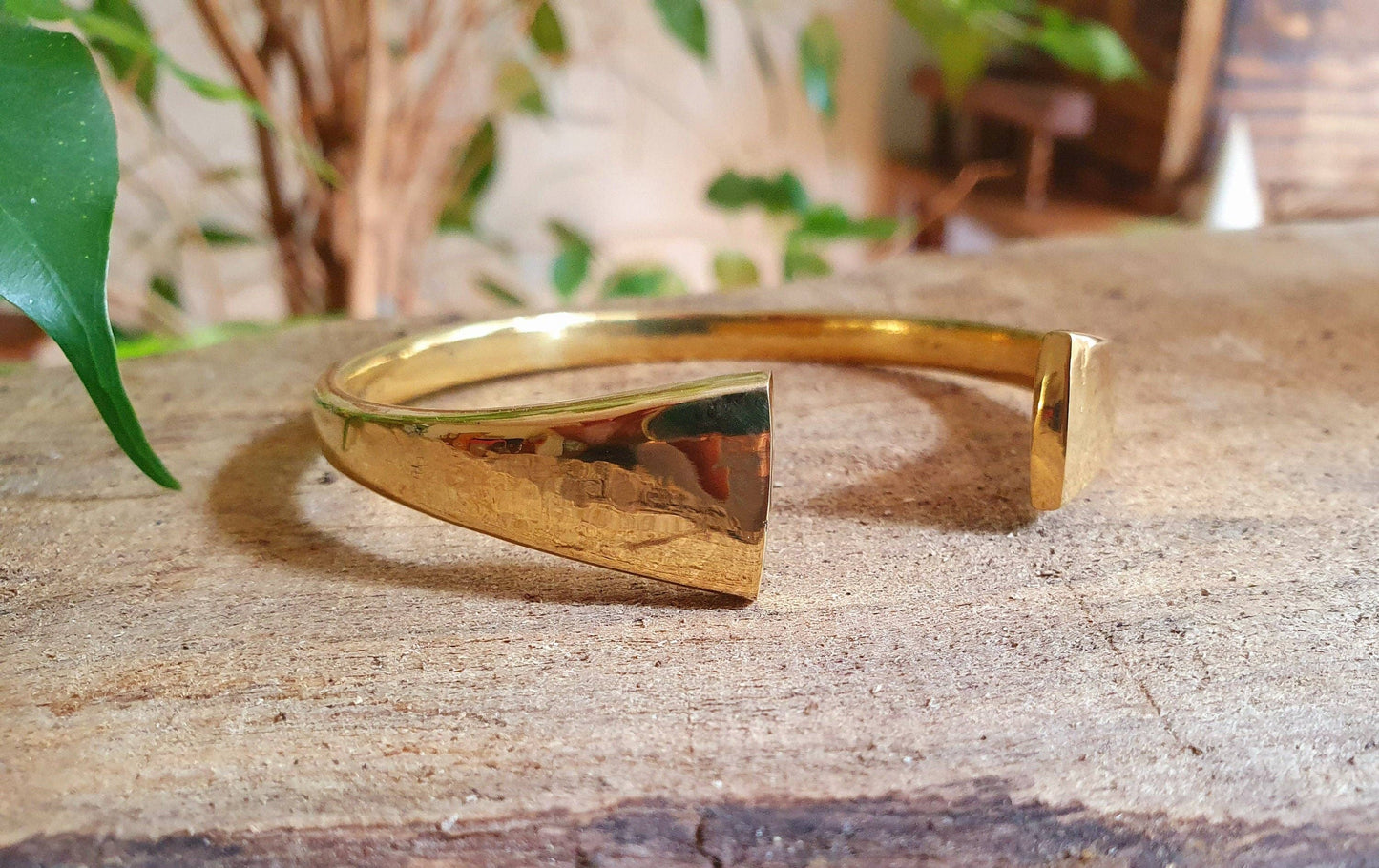 Simple Brass Bracelet