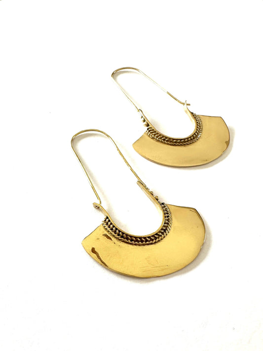 Sima Brass Earring