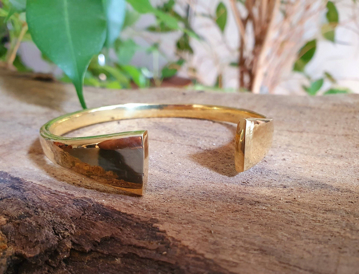Simple Brass Bracelet