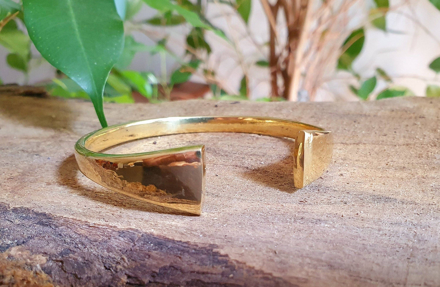 Simple Brass Bracelet