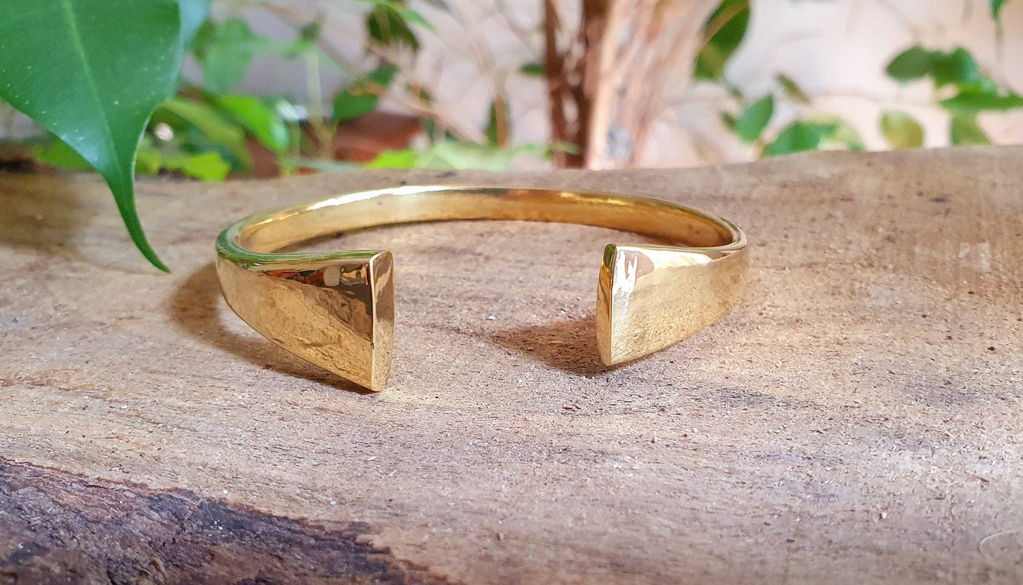 Simple Brass Bracelet