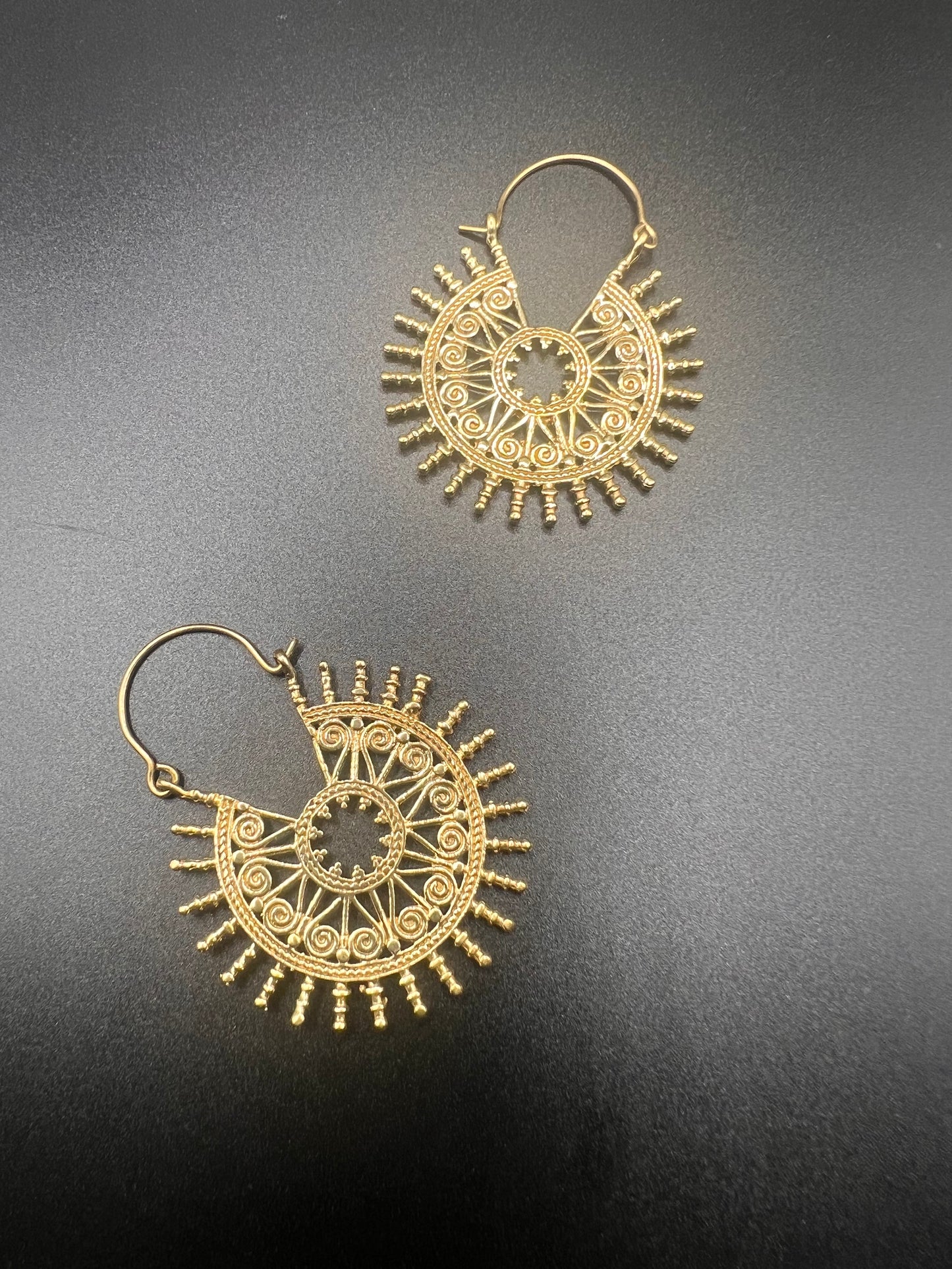 Dubii Brass Earring