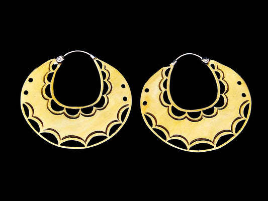 "Rasool" Brass Earrings