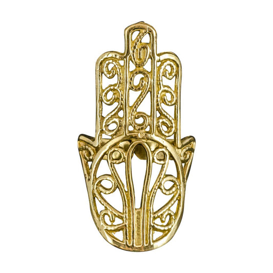 Hamsa Brass Ring