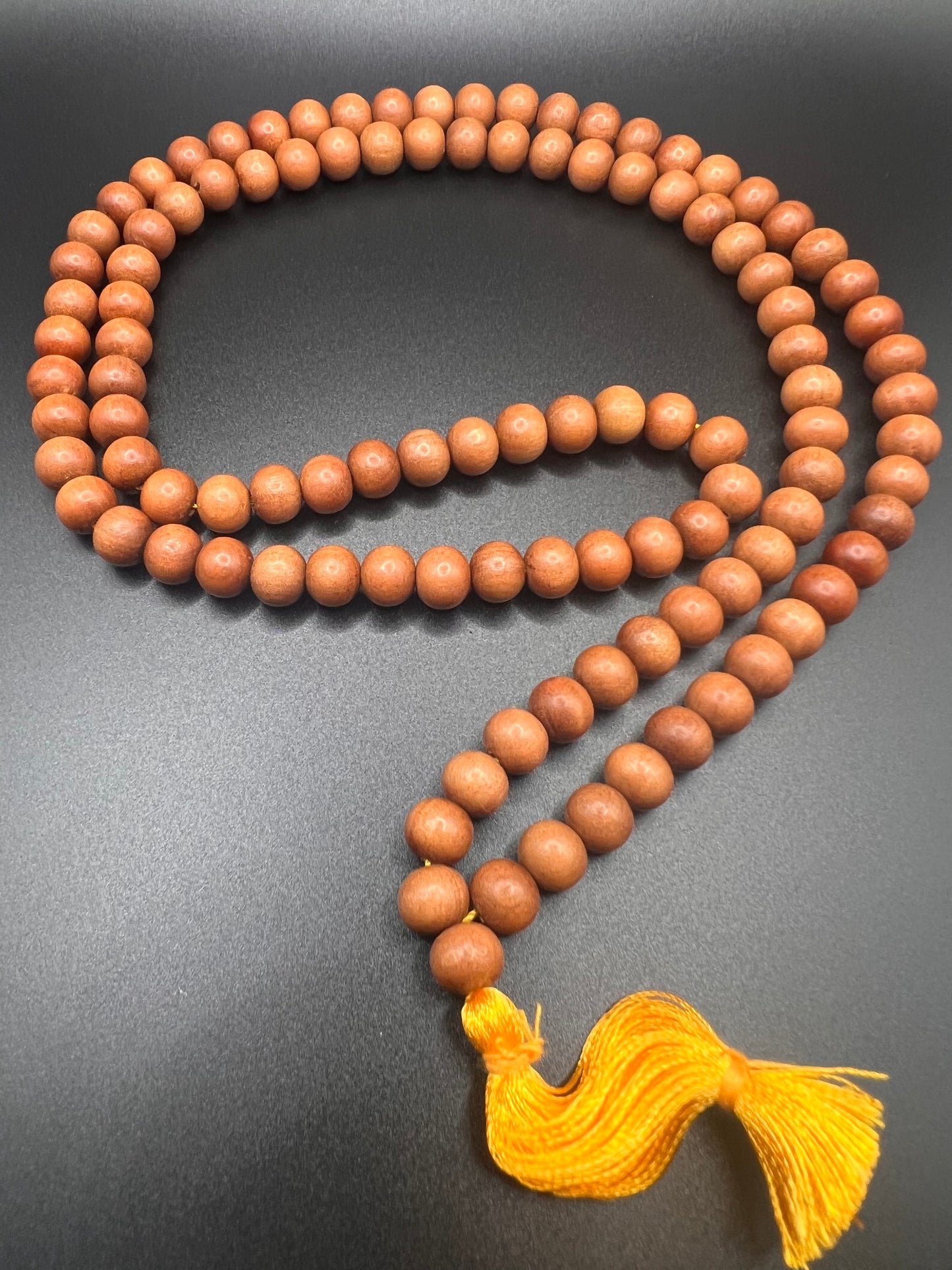 Sandalwood Beaded Mala (long)